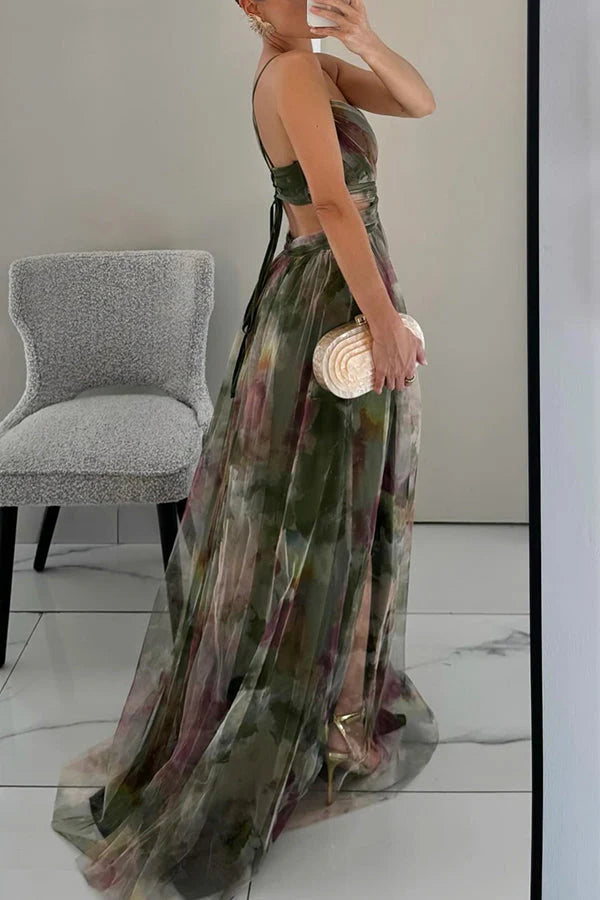 Robe Longue Imprimée Imogen