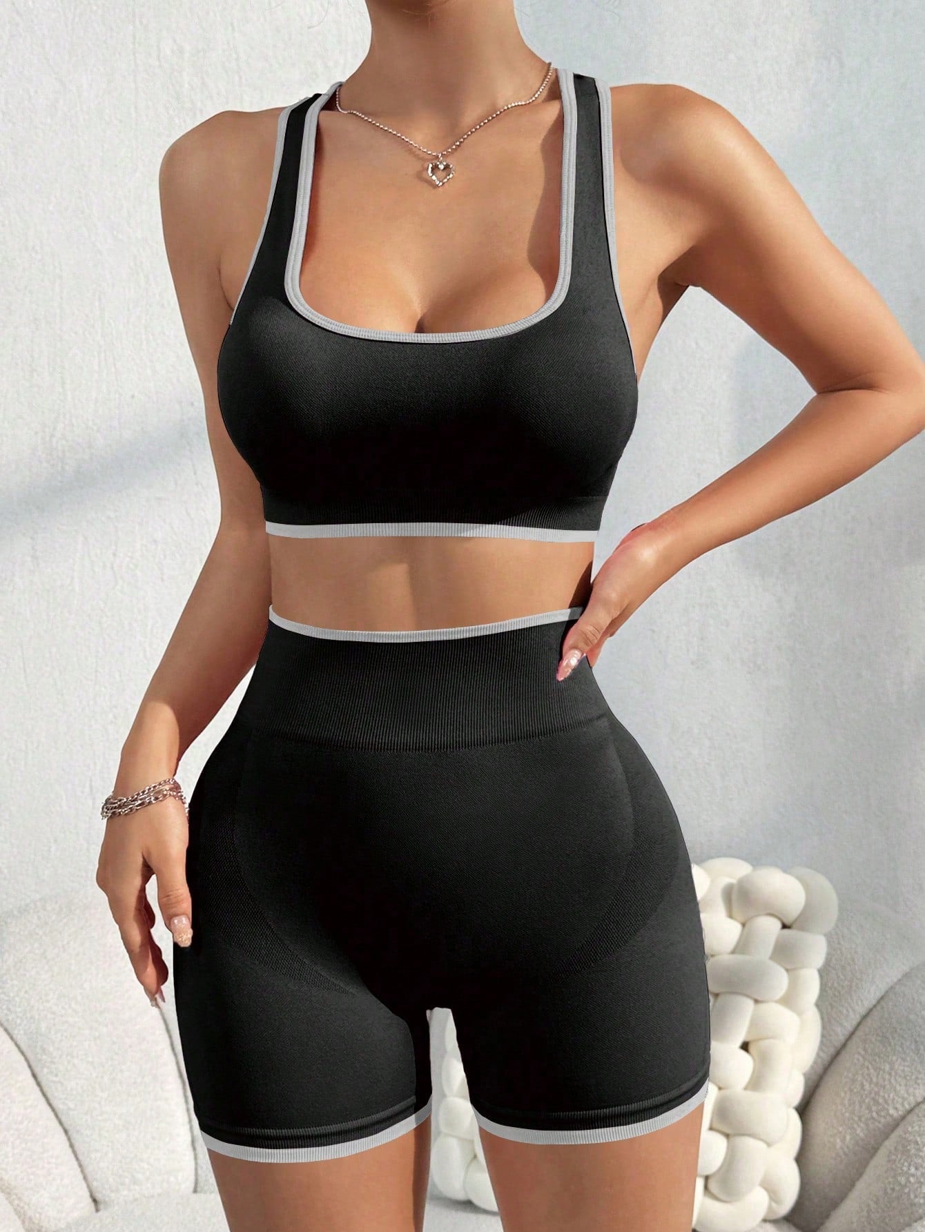 Ensemble Top Et Short Shaper
