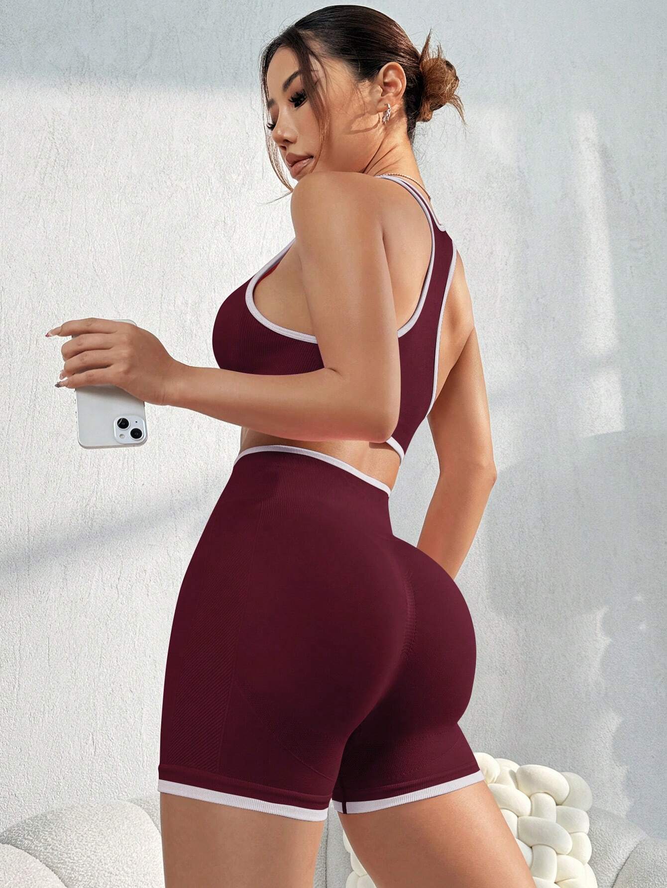 Ensemble Top Et Short Shaper