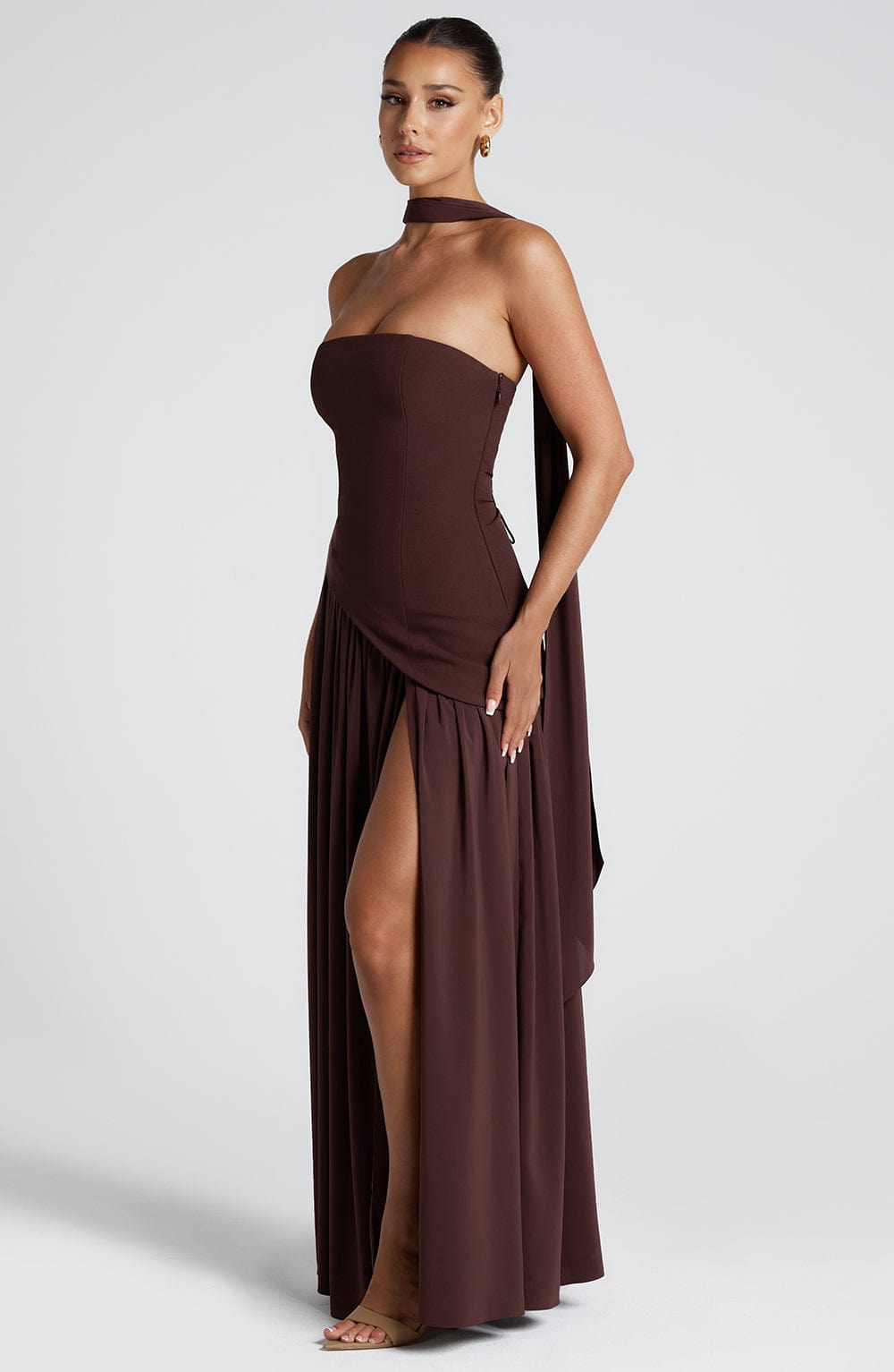 Robe Longue Sans Bretelles Mya
