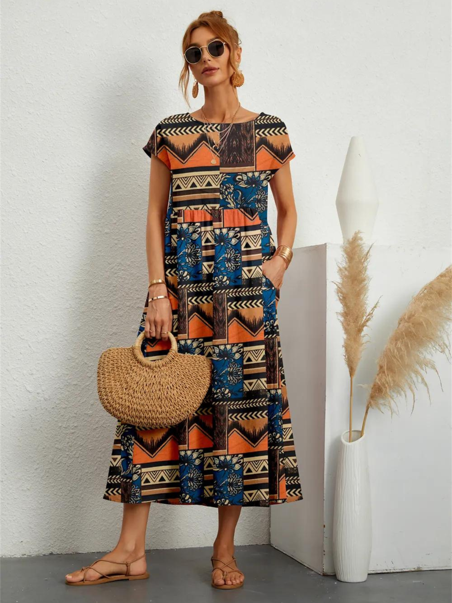 Robe Midi En Coton Virginia