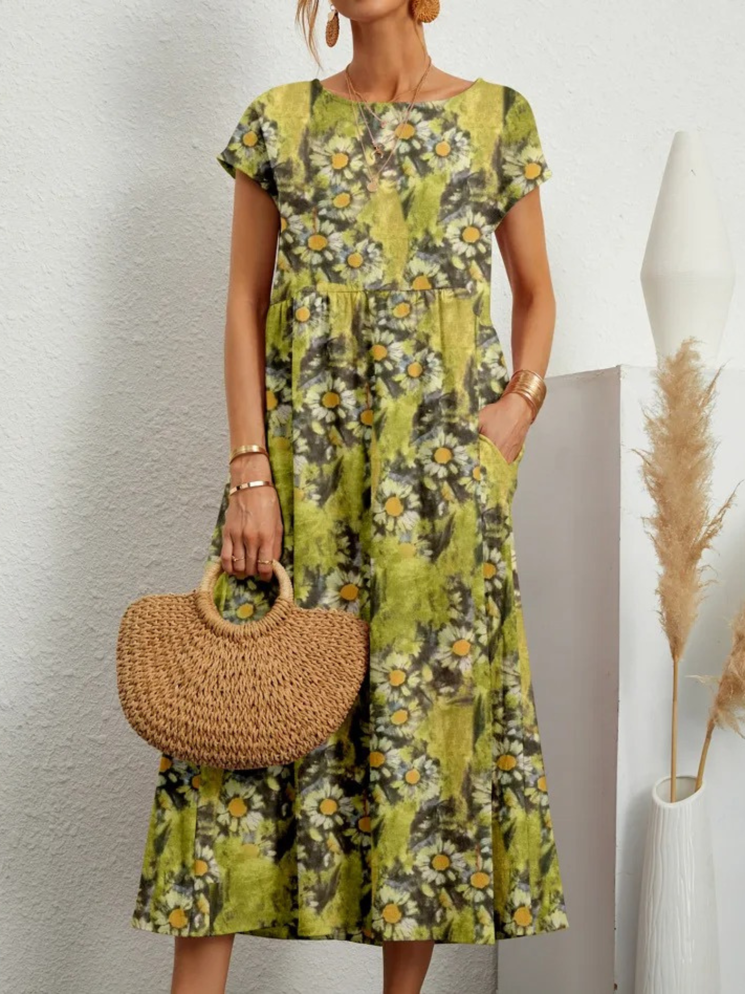 Robe Midi En Coton Virginia