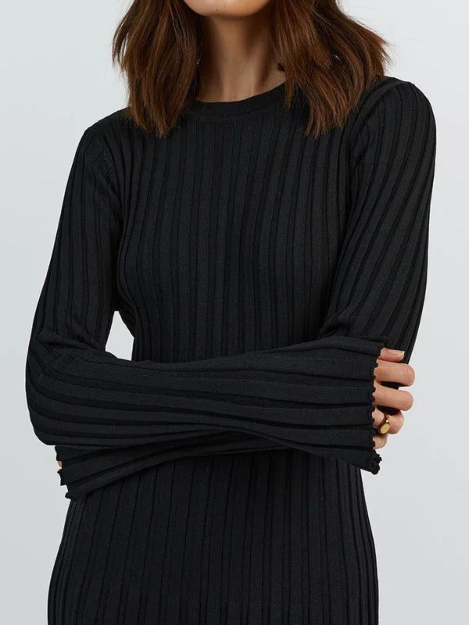 Robe Midi En Maille Veneza