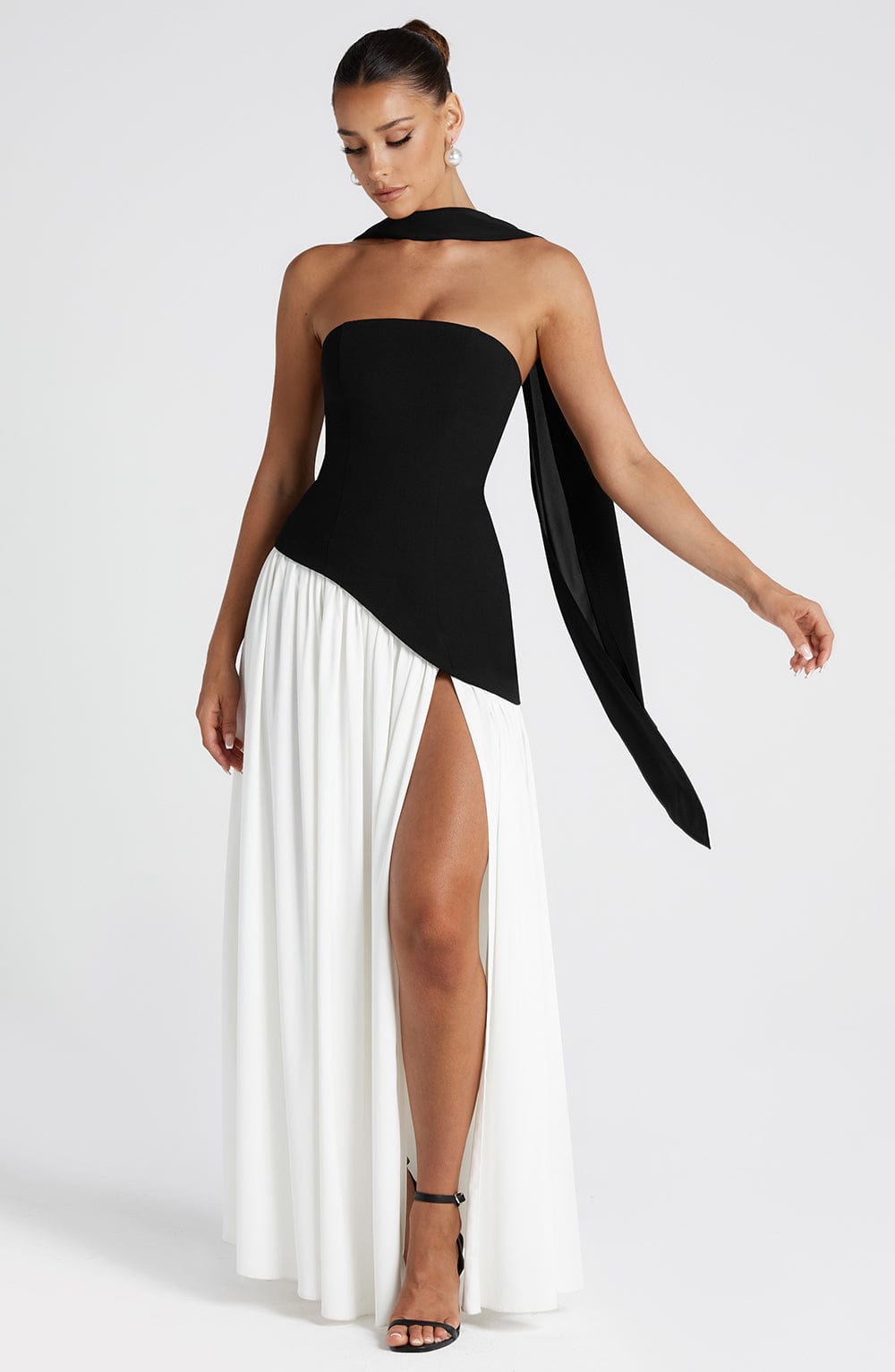 Robe Longue Sans Bretelles Mya