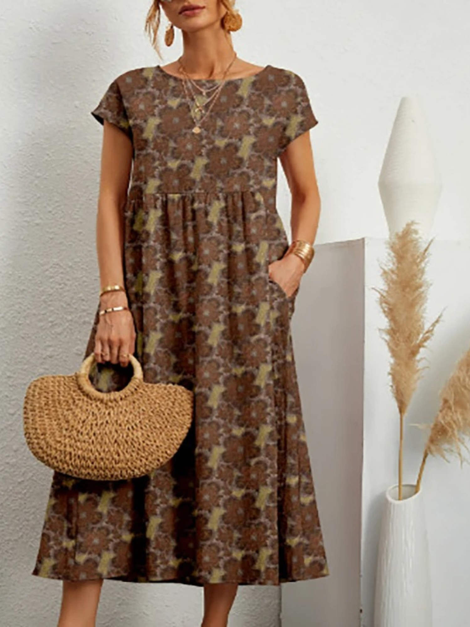 Robe Midi En Coton Virginia