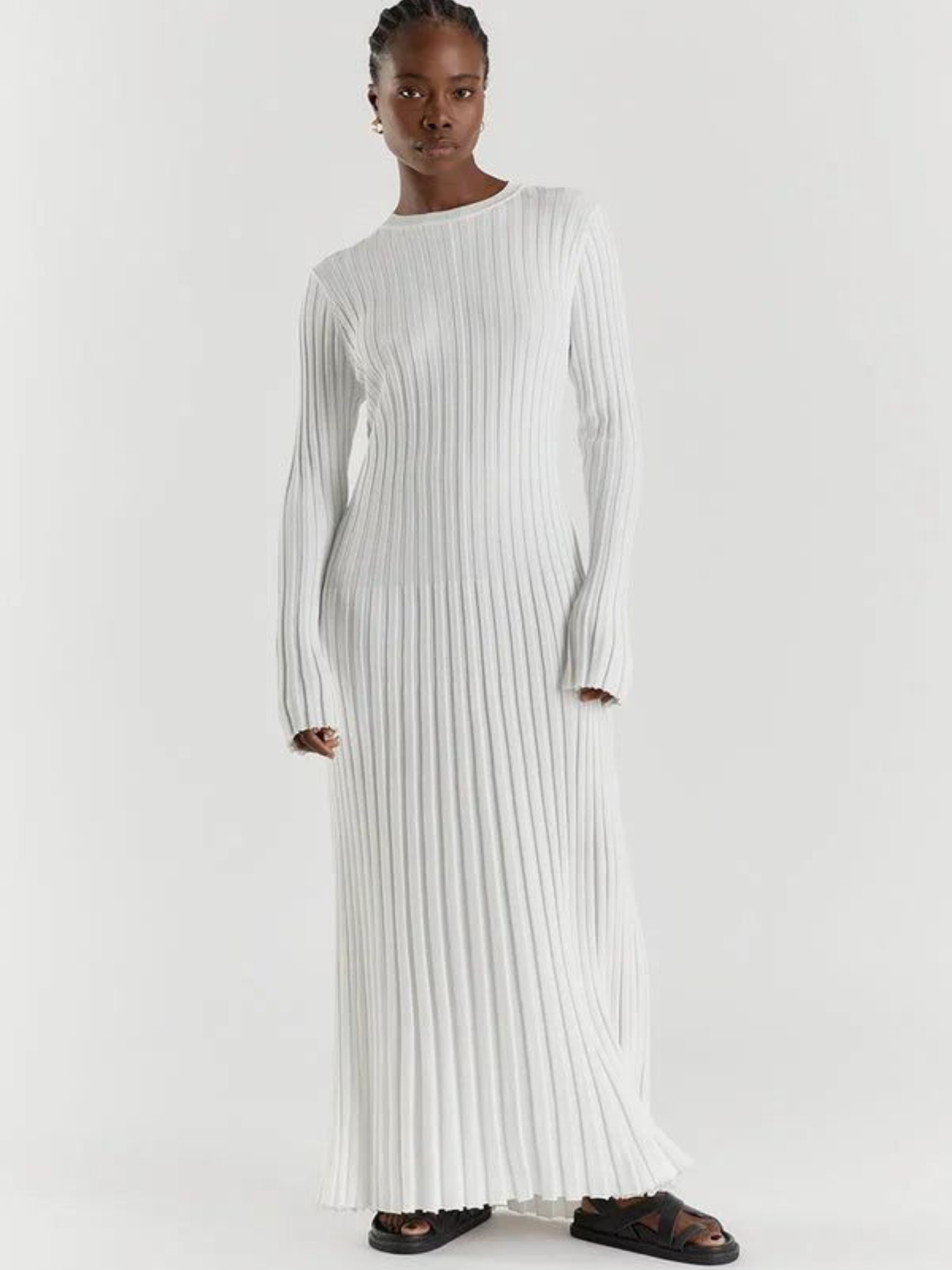 Robe Midi En Maille Veneza