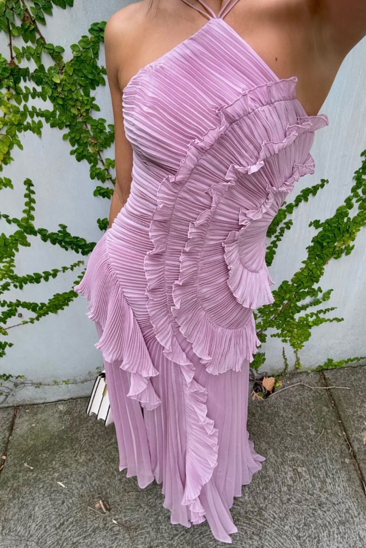Robe asymétrique fluide Élodie