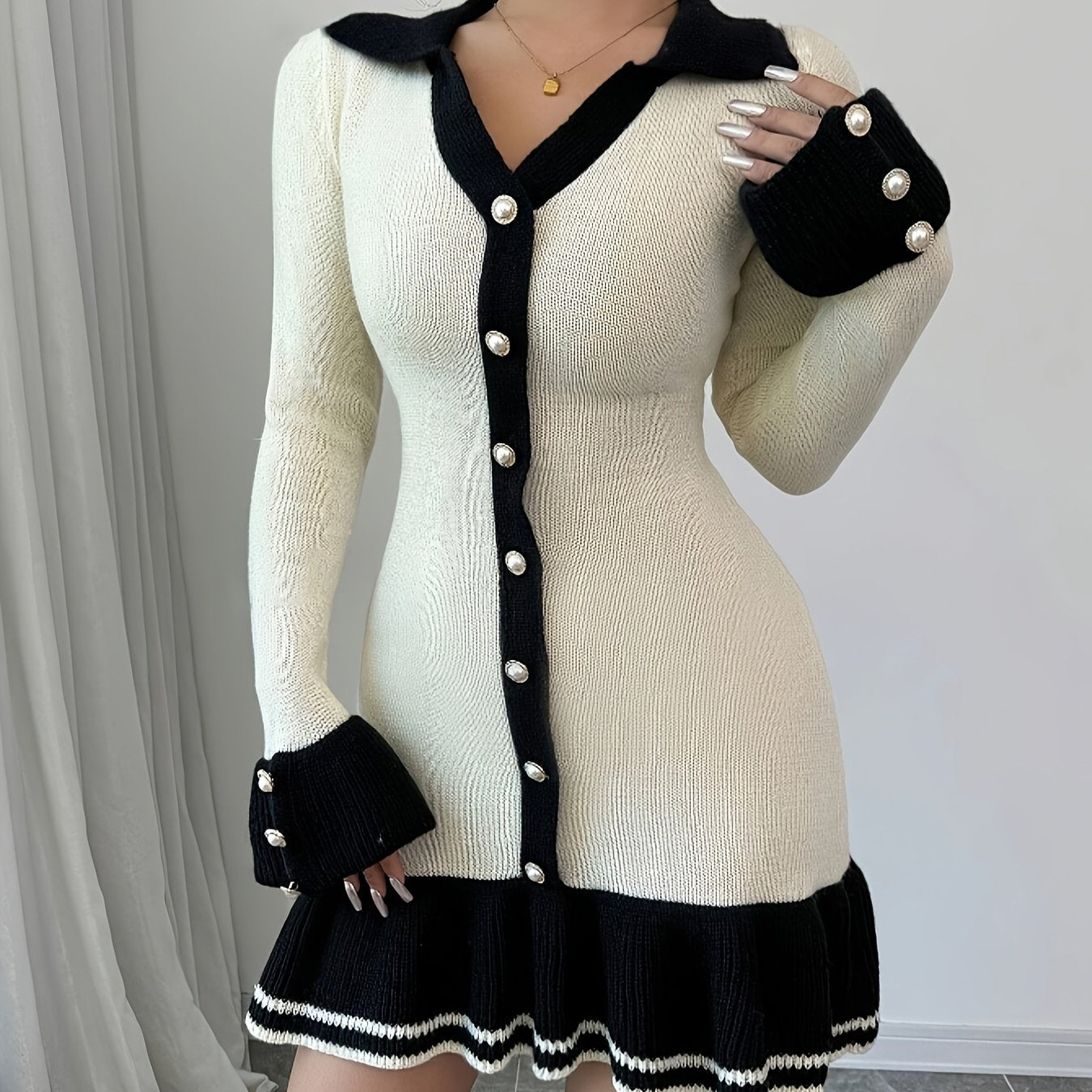 Robe Courte Manches Longues Giulietta