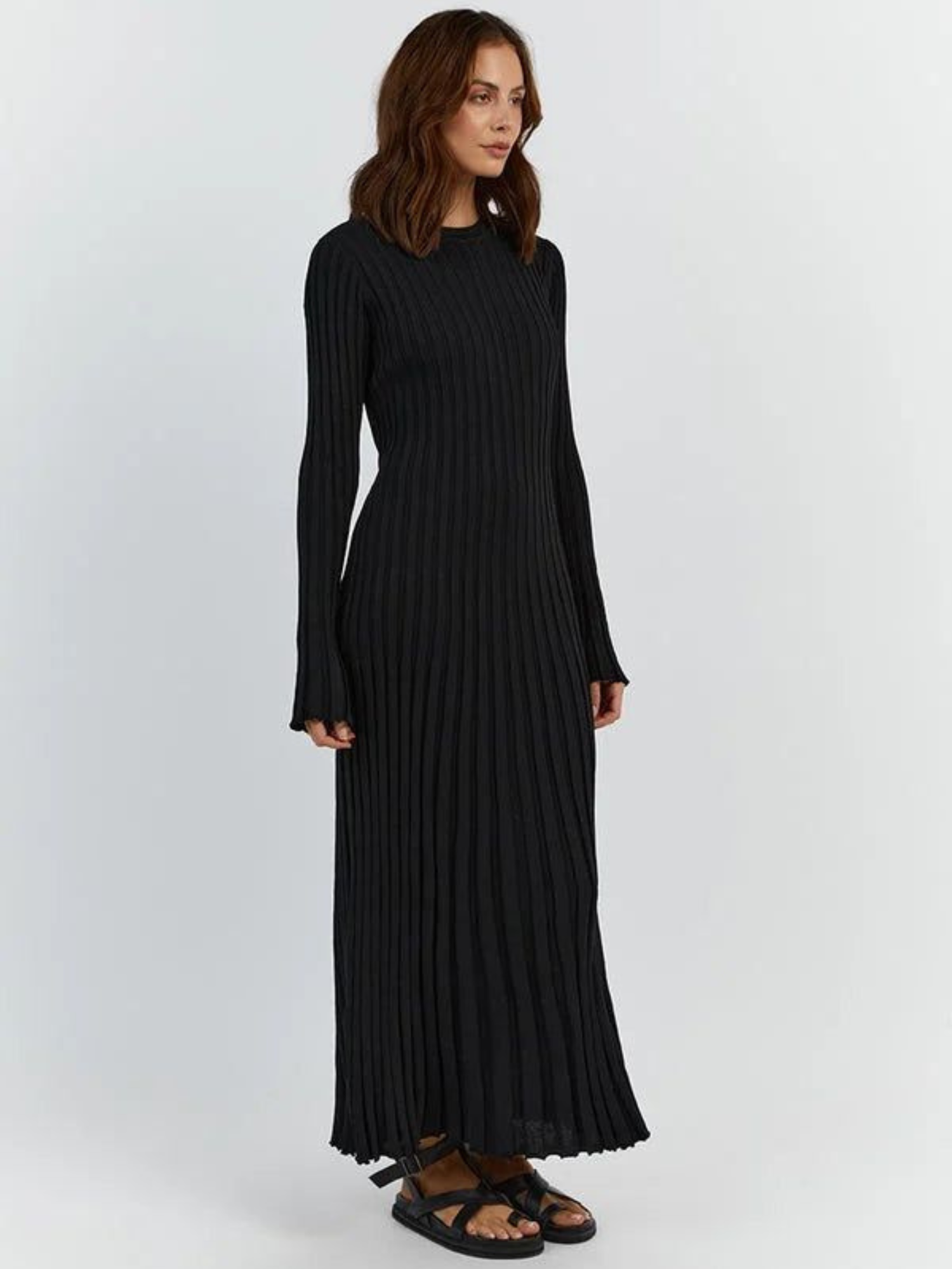 Robe Midi En Maille Veneza