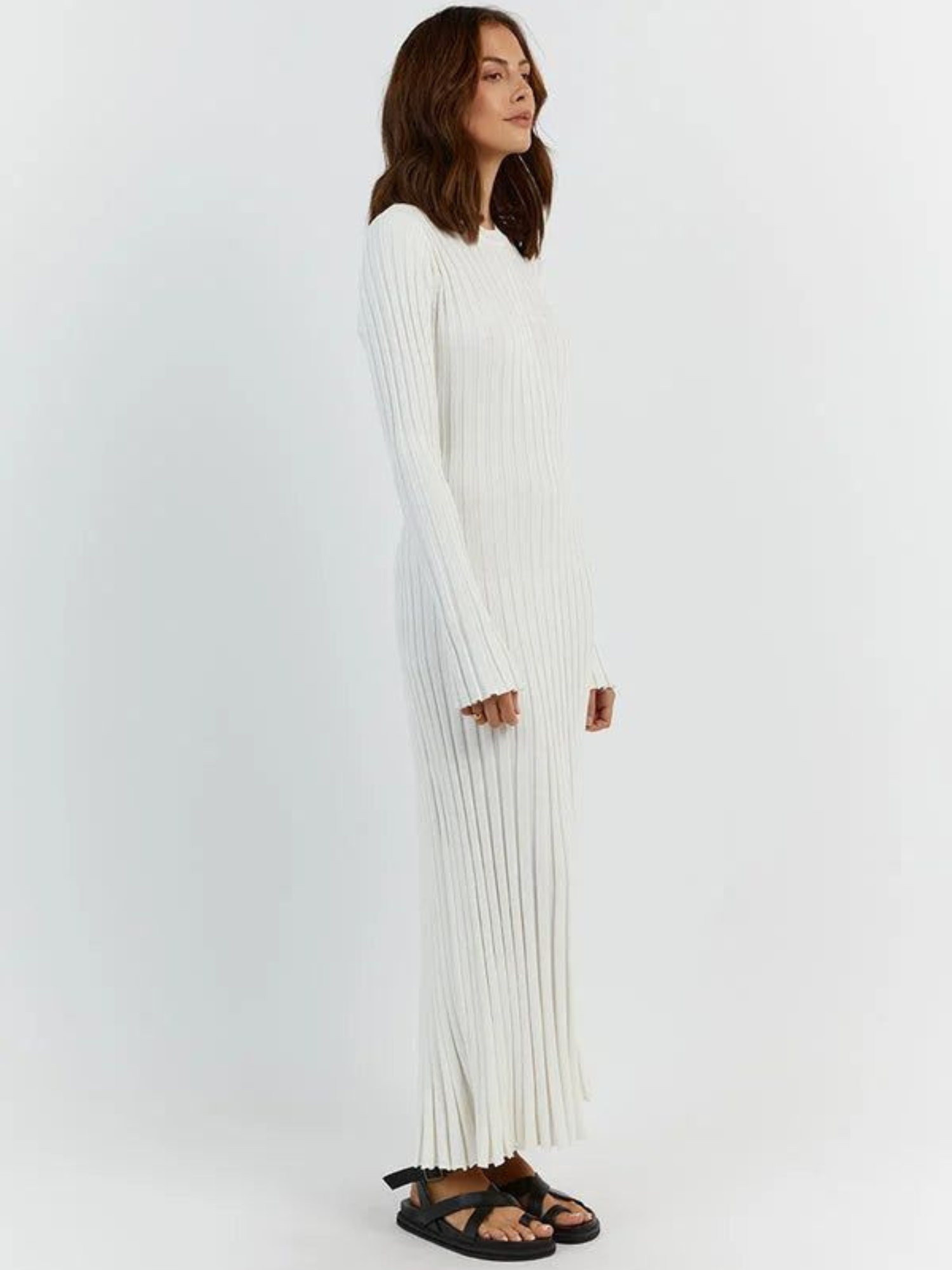 Robe Midi En Maille Veneza