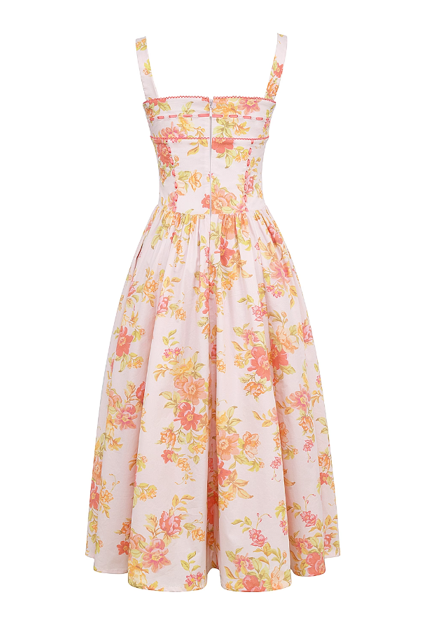 Robe Midi À Carreaux Amélie