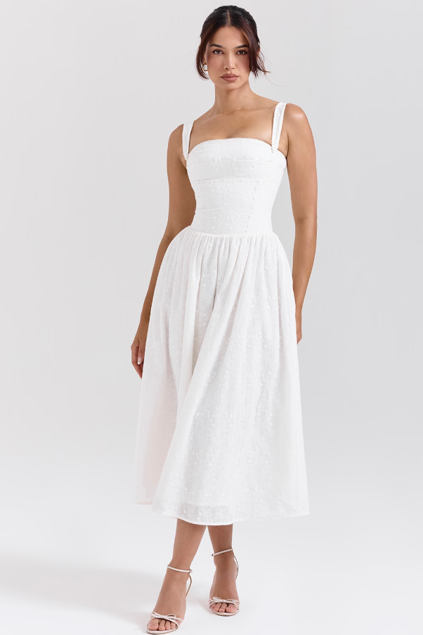 Robe Midi À Carreaux Amélie