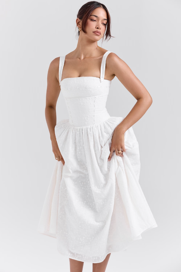 Robe Midi À Carreaux Amélie