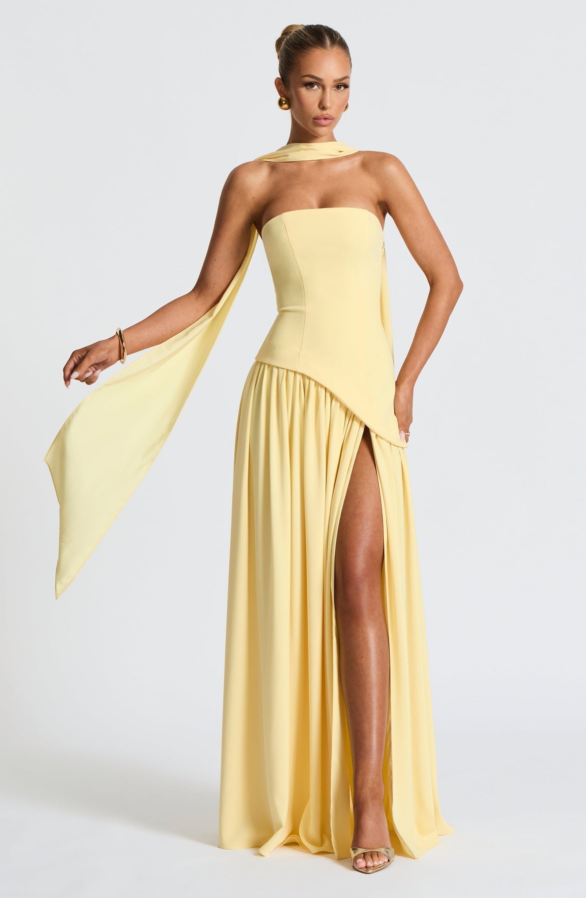 Robe Longue Sans Bretelles Mya