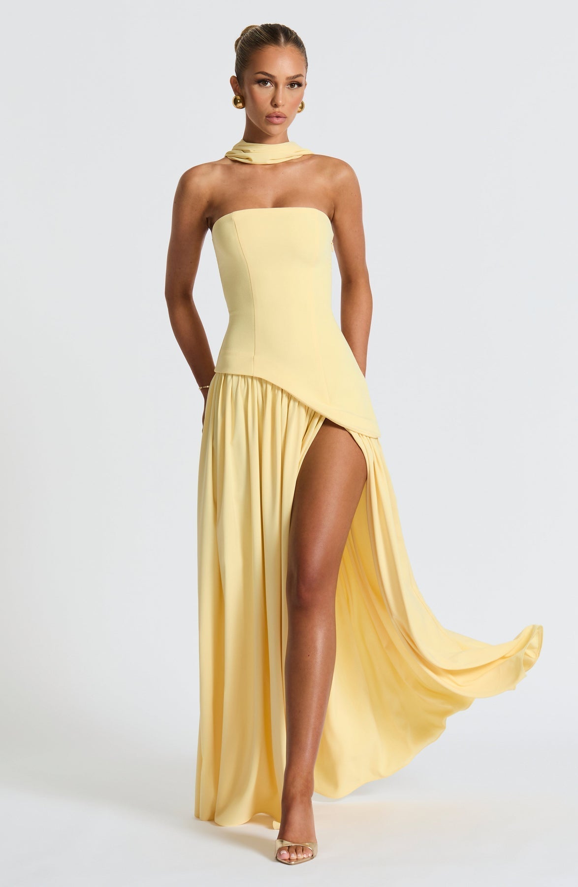 Robe Longue Sans Bretelles Mya