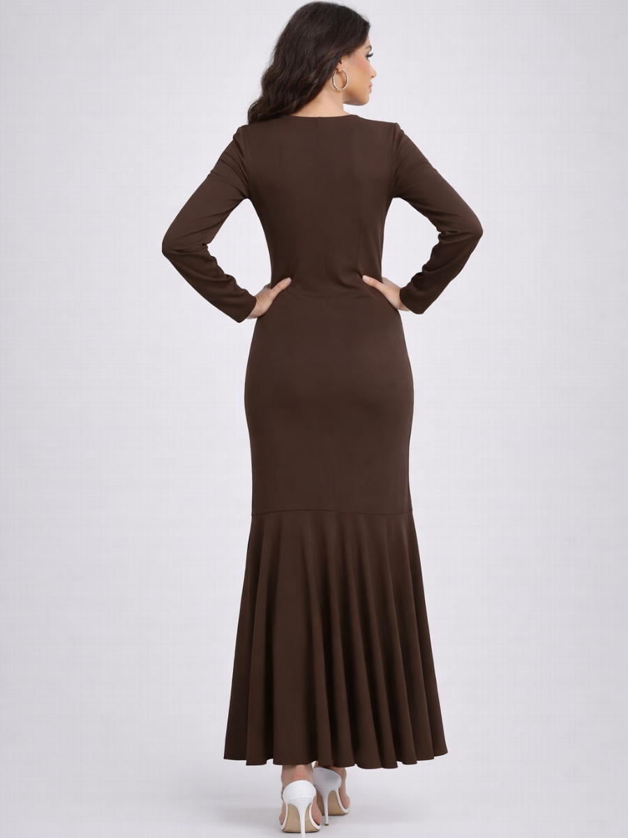 Robe Clémence – Longue, Manches Longues