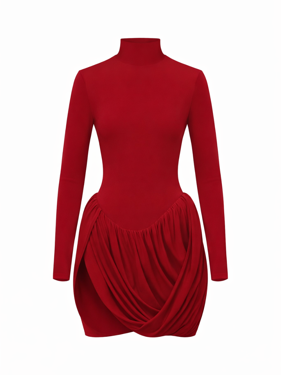 Robe Sophie – Manches Longues & Dos Nu