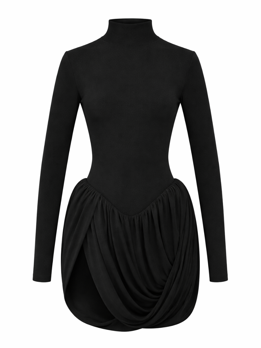 Robe Sophie – Manches Longues & Dos Nu