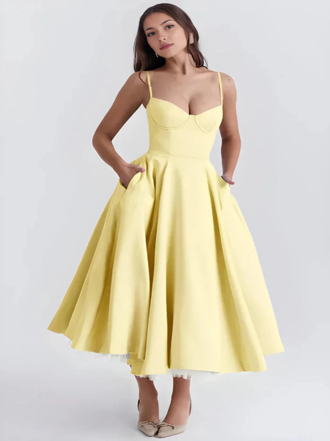 Robe Midi Corset – Chloé