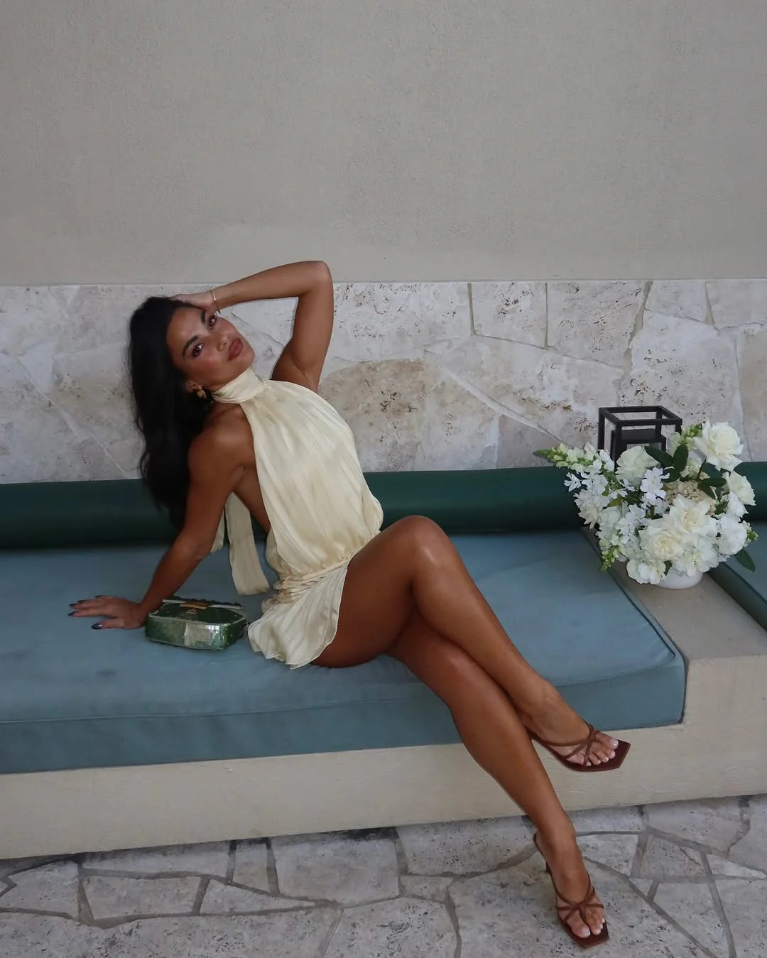 Robe Courte En Dentelle Gianna