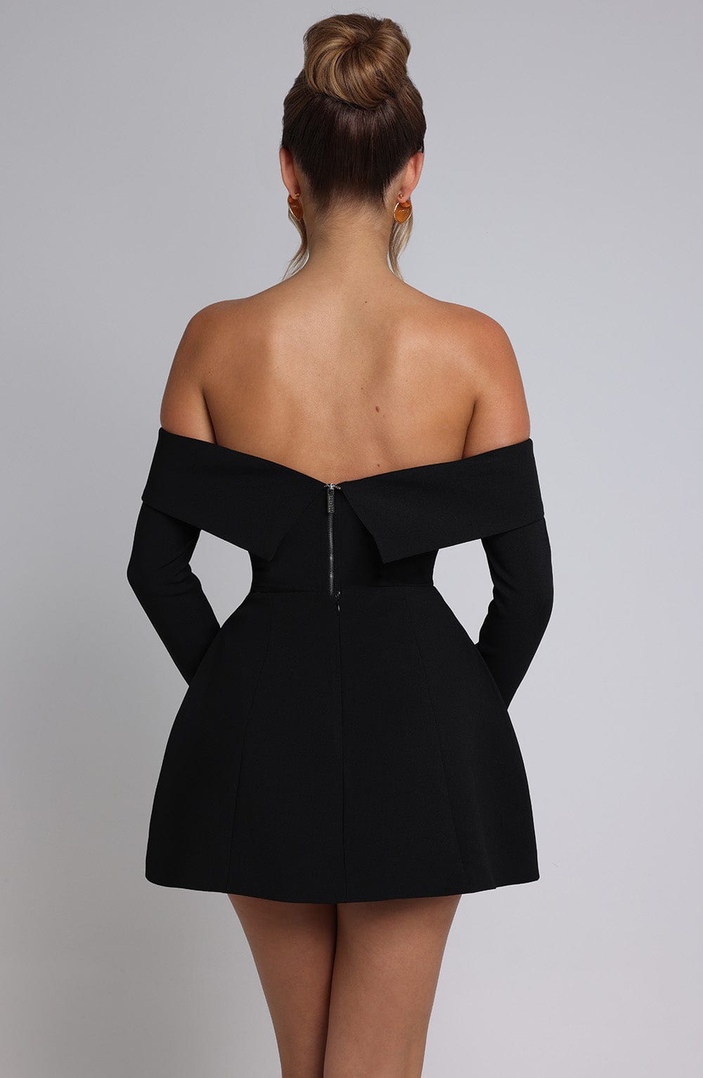 Robe Courte Manches Longues Kelly