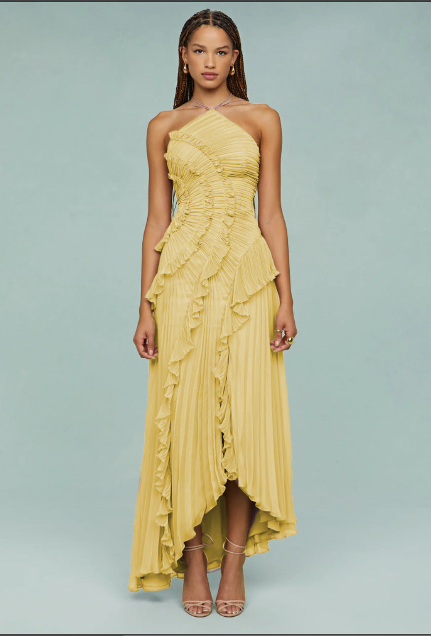 Robe asymétrique fluide Élodie