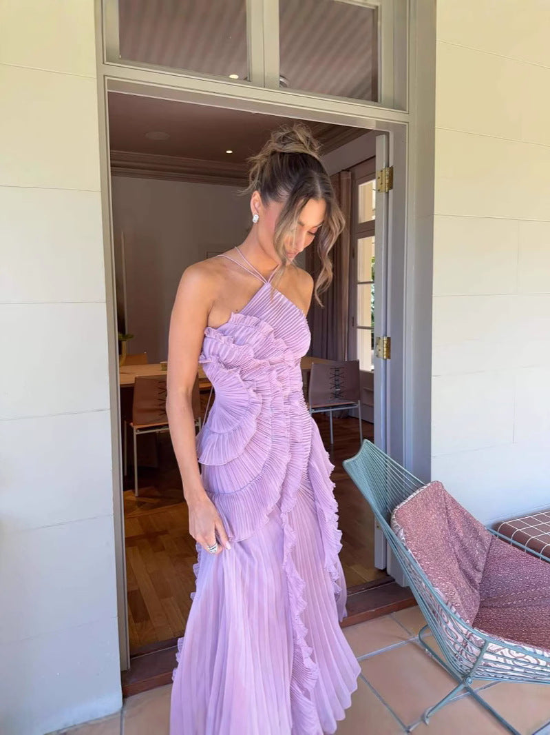 Robe asymétrique fluide Élodie