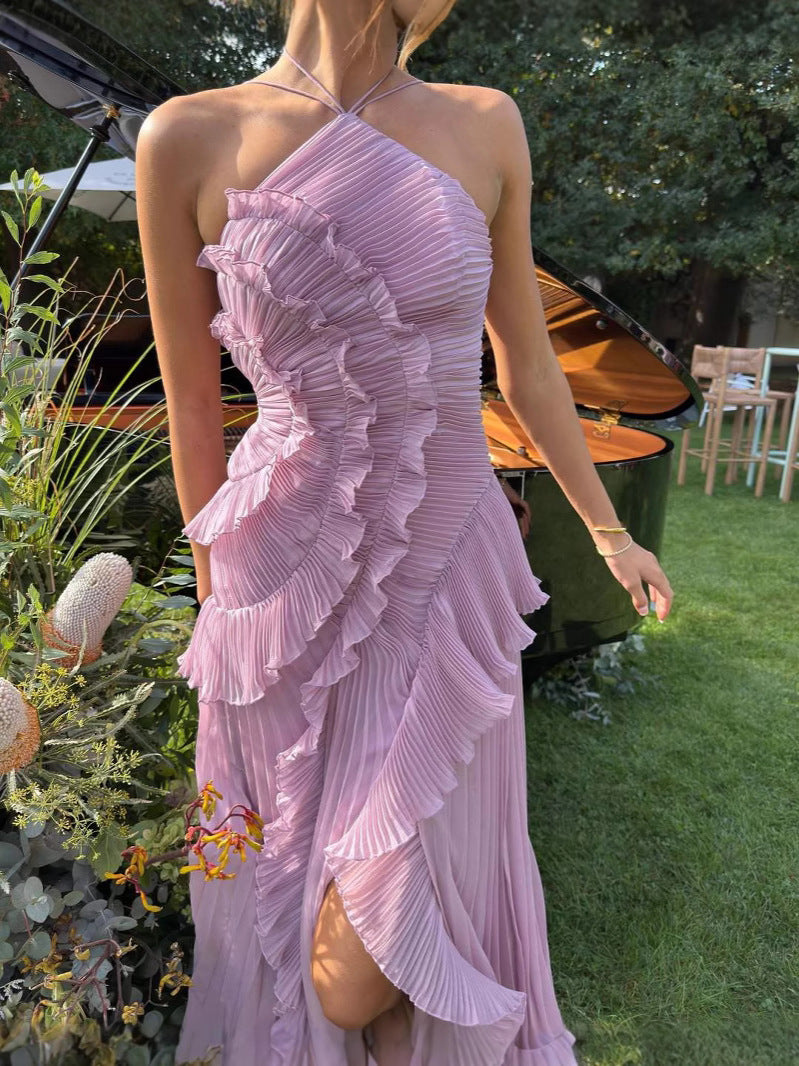 Robe asymétrique fluide Élodie