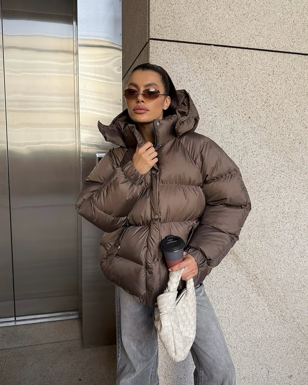 Doudoune à capuche Camille