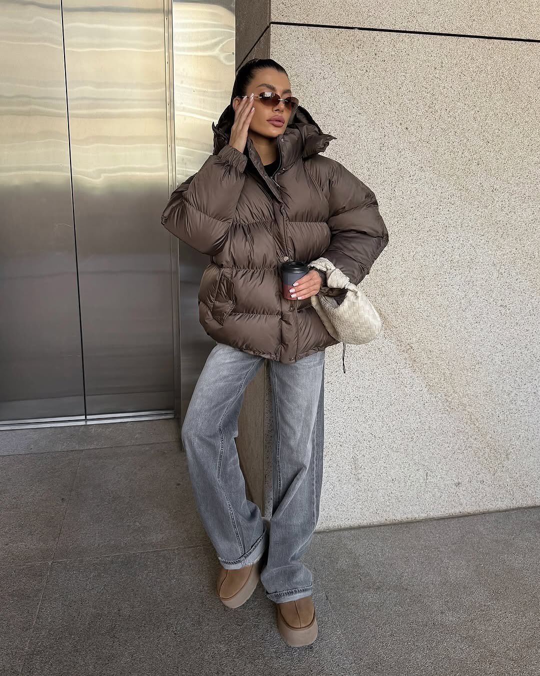 Doudoune à capuche Camille