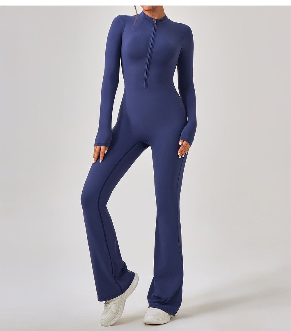 Combinaison Flare Manches Longues Waffle