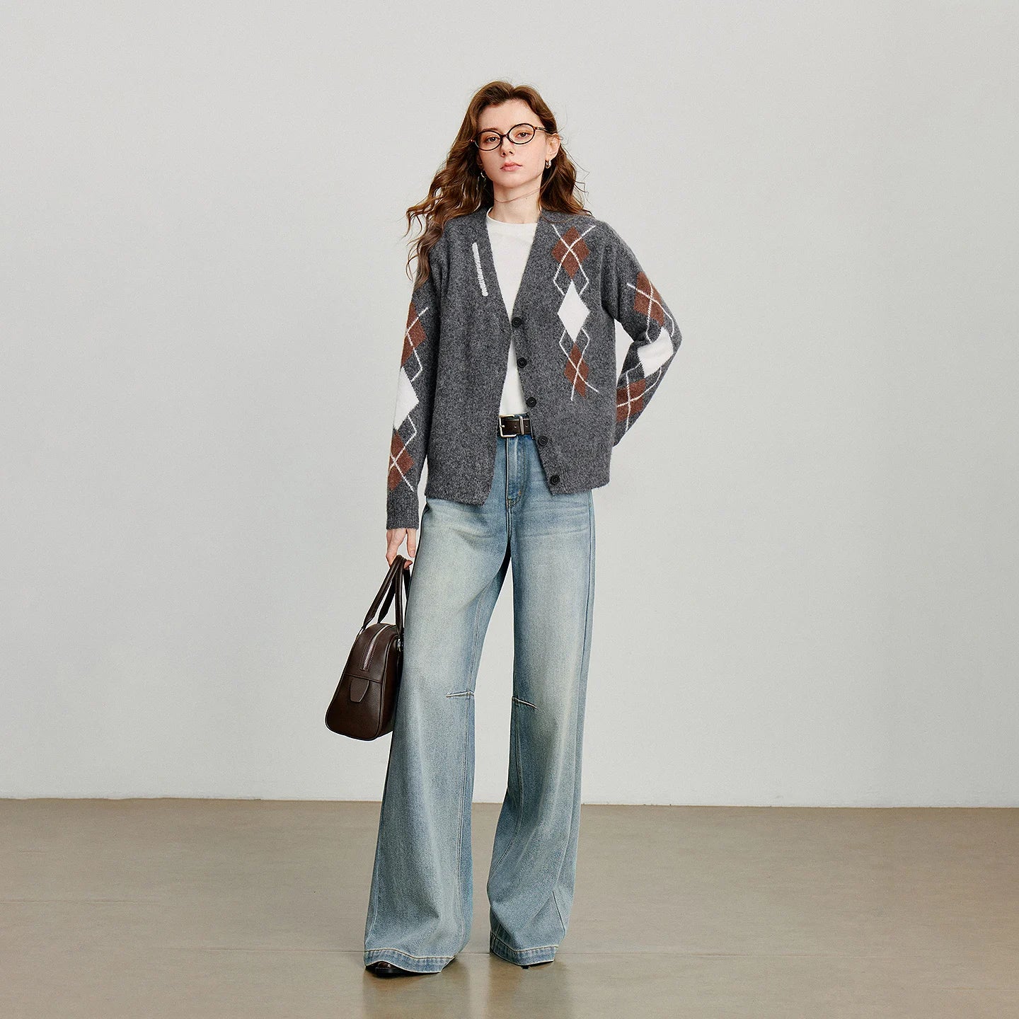 Manteau en laine à boutons Catherine