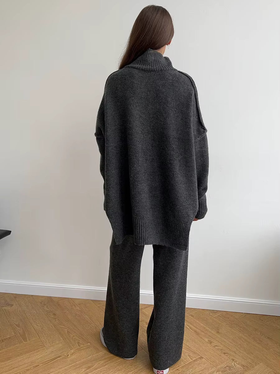 Ensemble Odette – Chemisier à Manches Longues & Pantalon