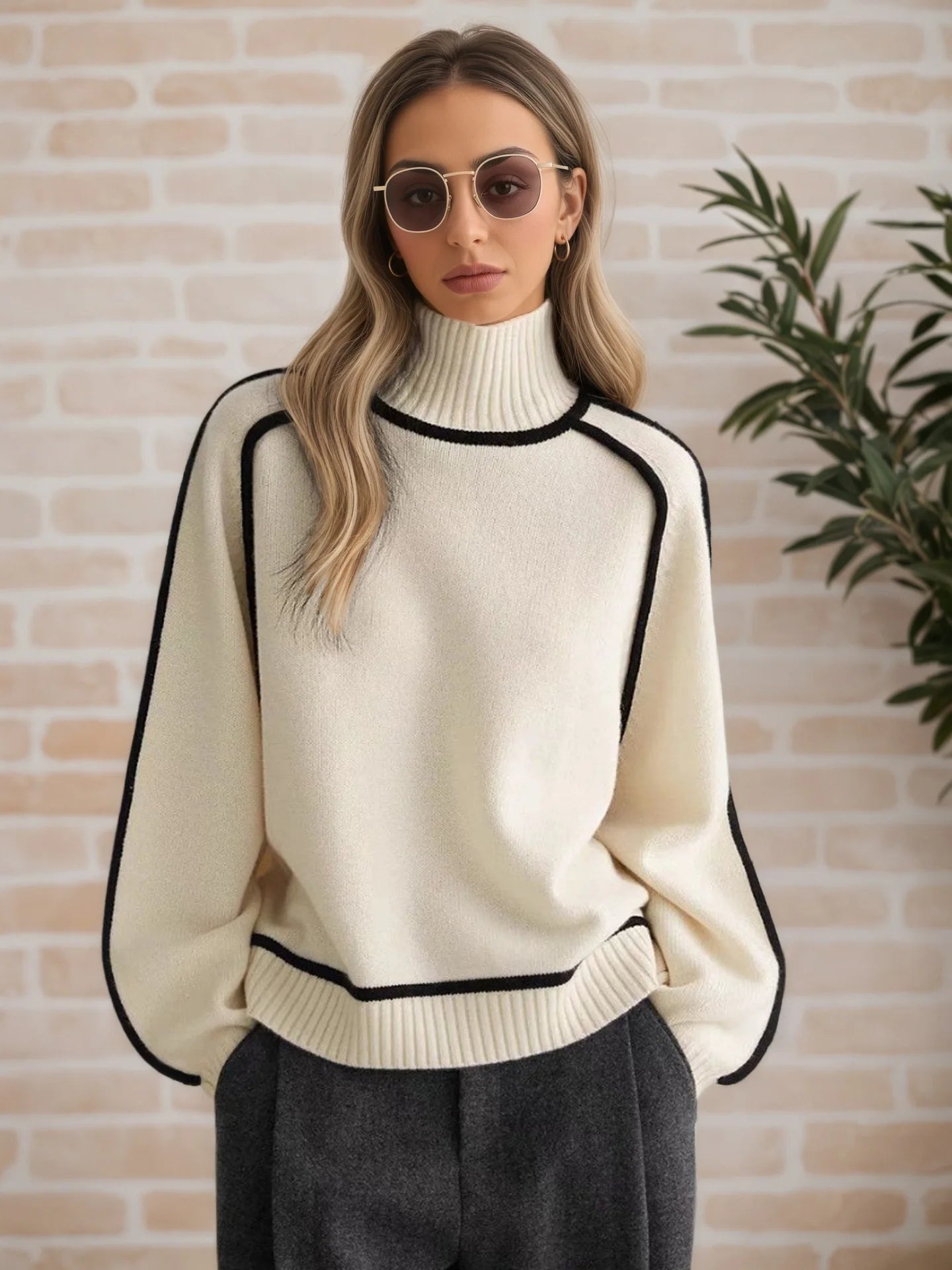 Pull Belle – En Laine Style Chemisier