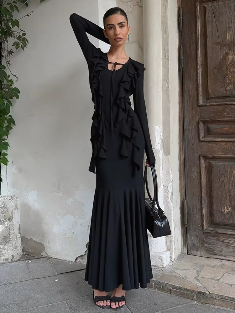 Robe Clémence – Longue, Manches Longues