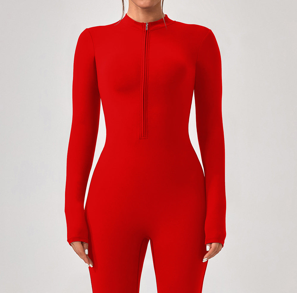 Combinaison Flare Manches Longues Waffle