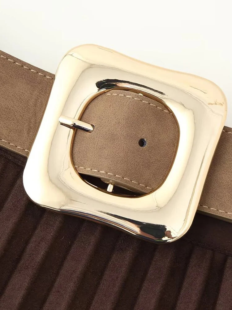 Jupe Émilie – Midi Plissée