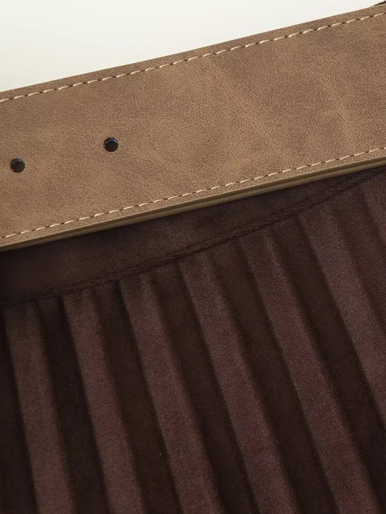 Jupe Émilie – Midi Plissée