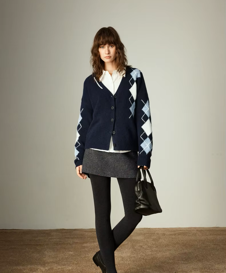 Manteau en laine à boutons Catherine