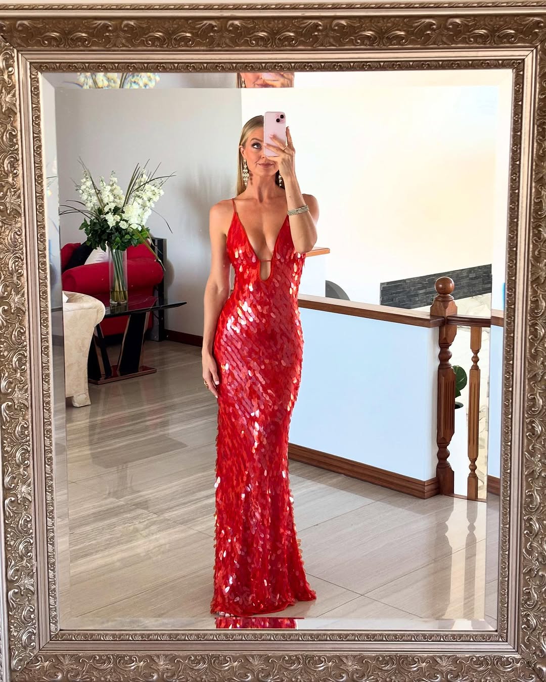 Robe Longue Sirène Sequins Kailani