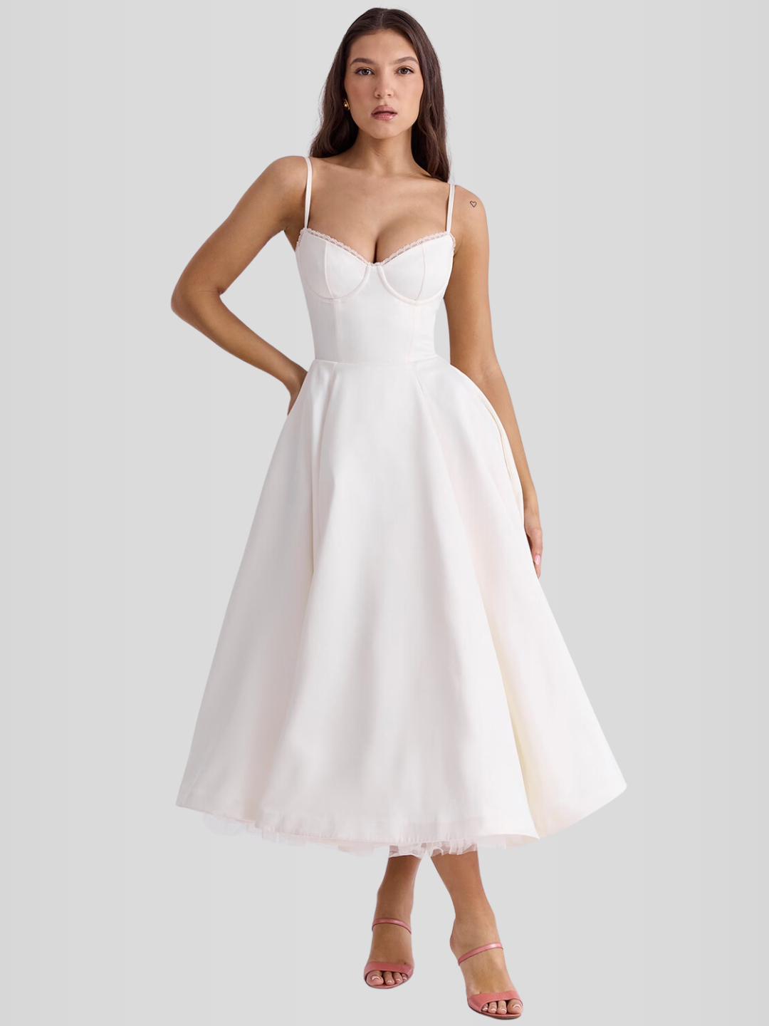Robe Midi Corset Chloé