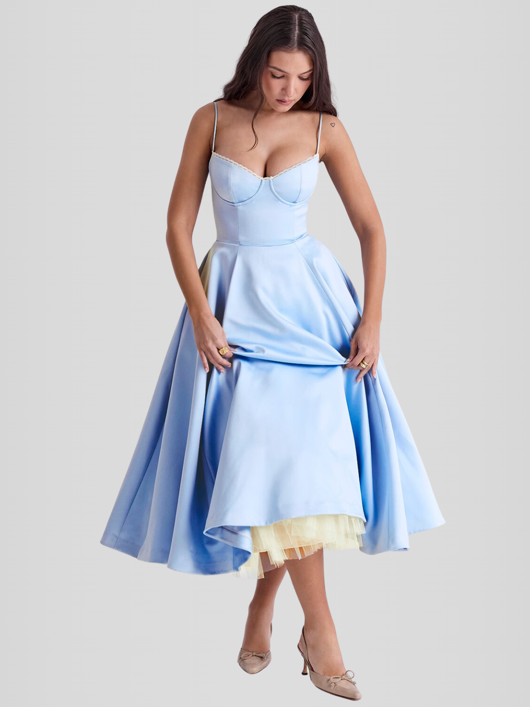 Robe Midi Corset – Chloé