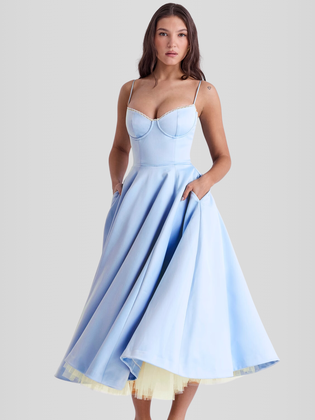 Robe Midi Corset Chloé