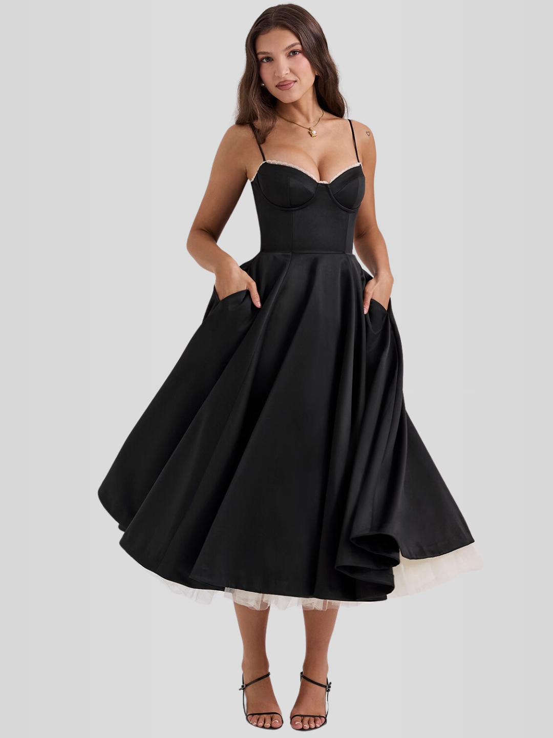 Robe Midi Corset Chloé