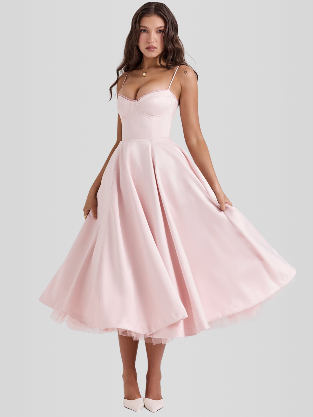 Robe Midi Corset Chloé