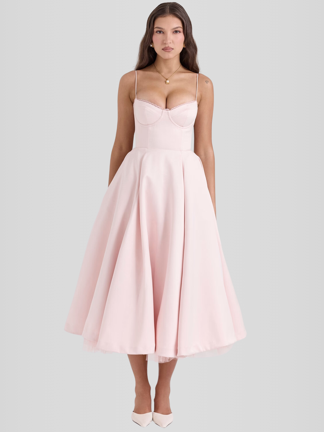 Robe Midi Corset Chloé