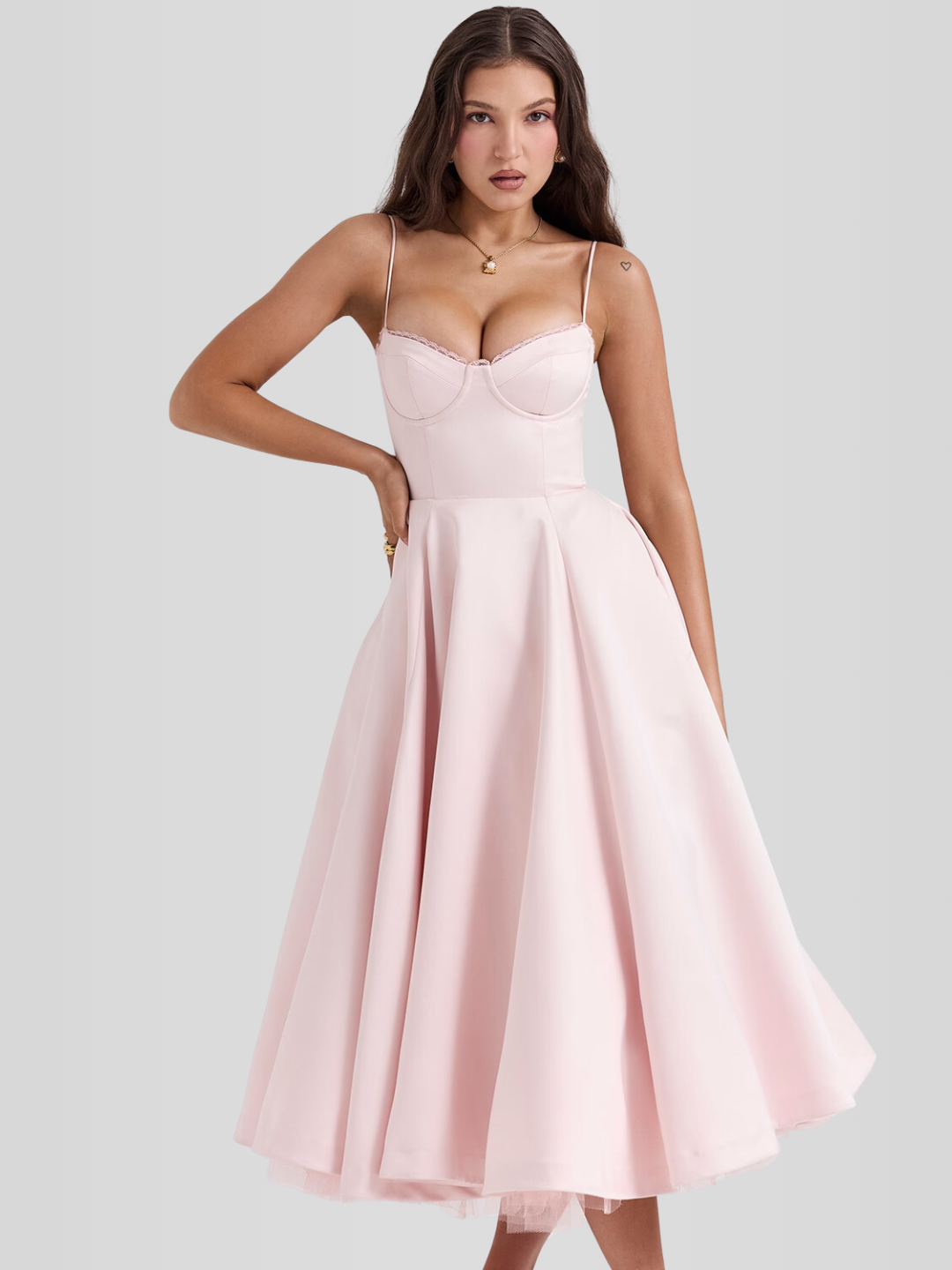 Robe Midi Corset Chloé