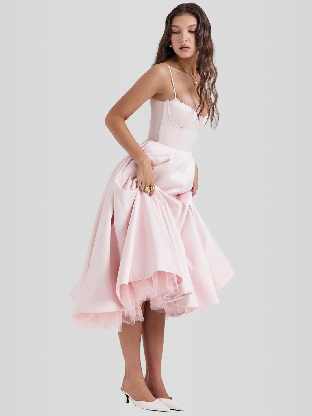 Robe Midi Corset Chloé