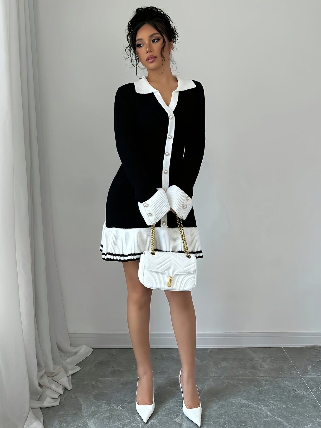 Robe Courte Manches Longues Giulietta