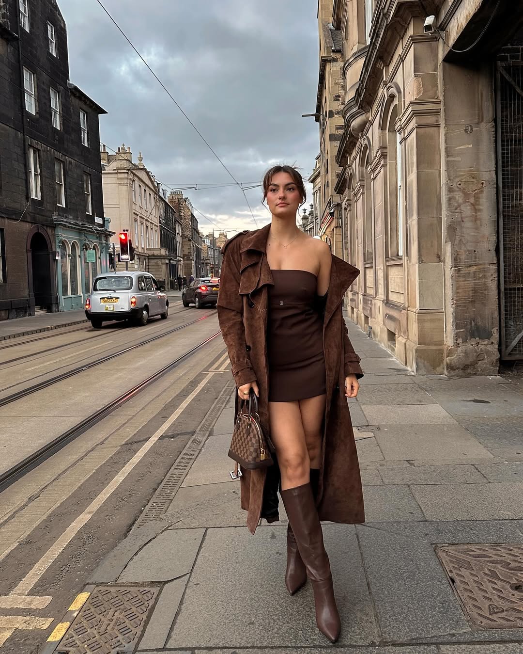 Long manteau à boutons Lucie